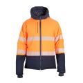 Clase 3 Saféz de seguridad Reflexión de chaquetas de sudadera con capucha de alta visibilidad